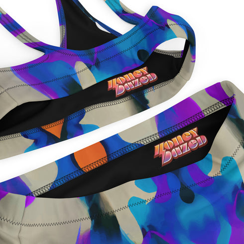 Lady D'Arbanville Sustainable Women's High Waisted Two-Piece Bikini